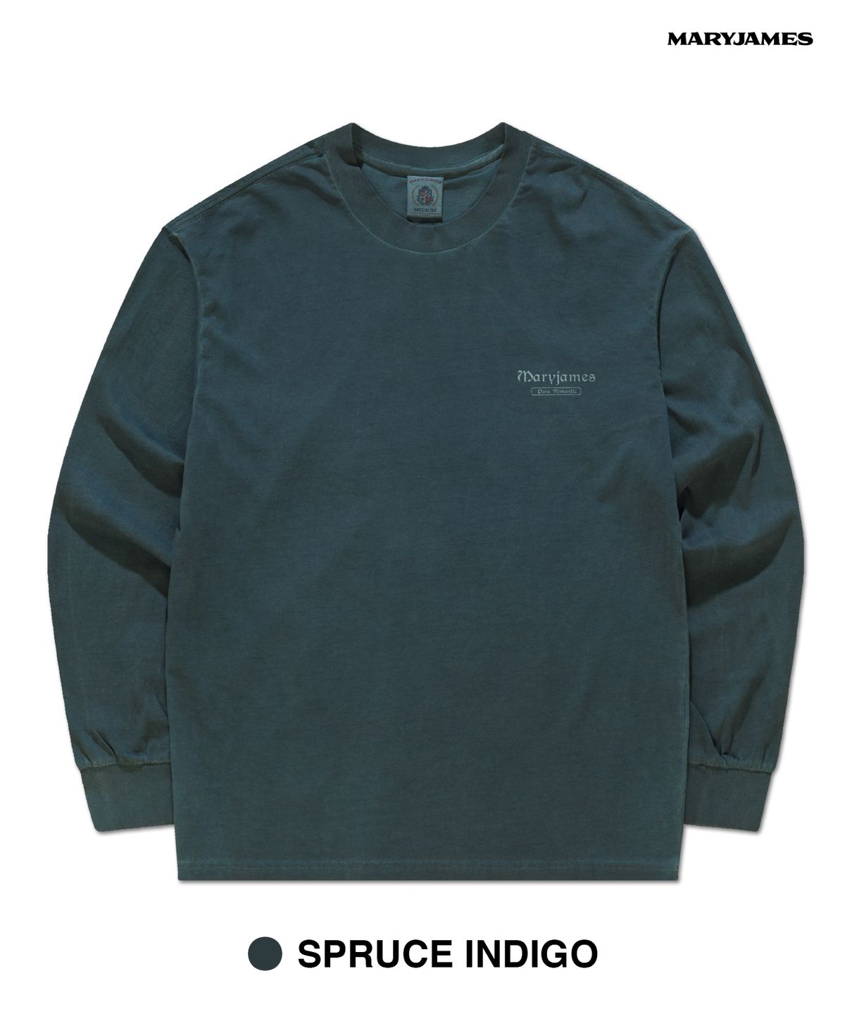 메리제임스(MARYJAMES) [남녀공용] MINFINT PIGMENT LONG SLEEVE (8 COLOR)