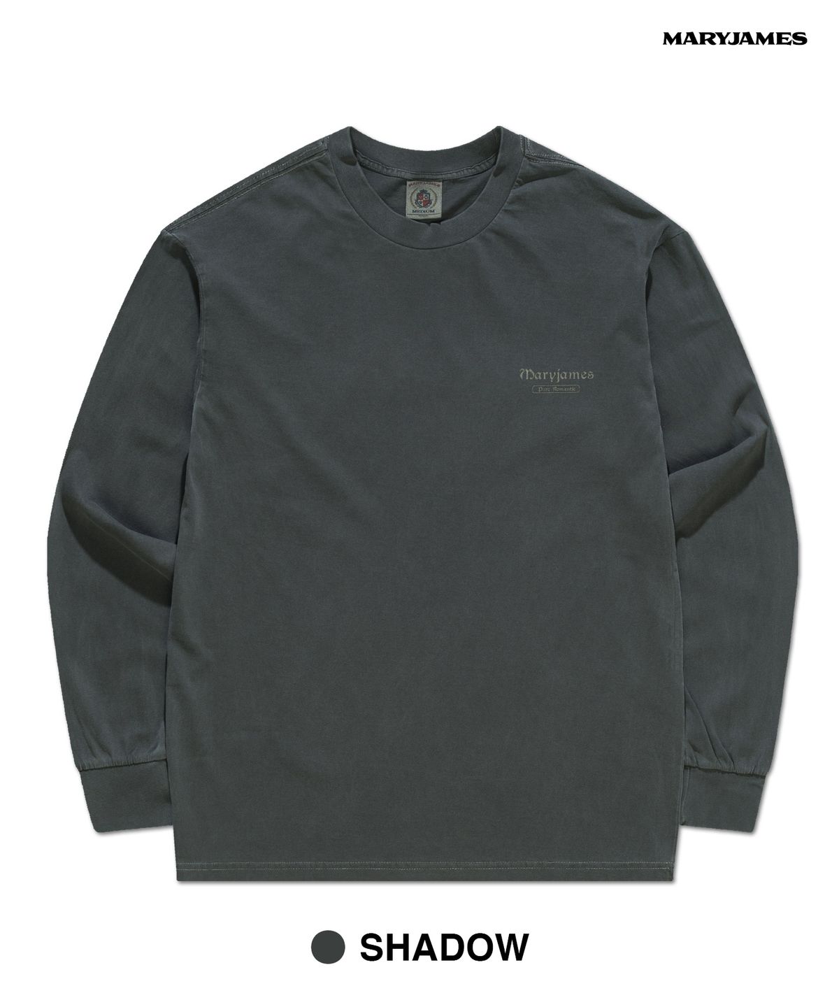 메리제임스(MARYJAMES) [남녀공용] MINFINT PIGMENT LONG SLEEVE (8 COLOR)