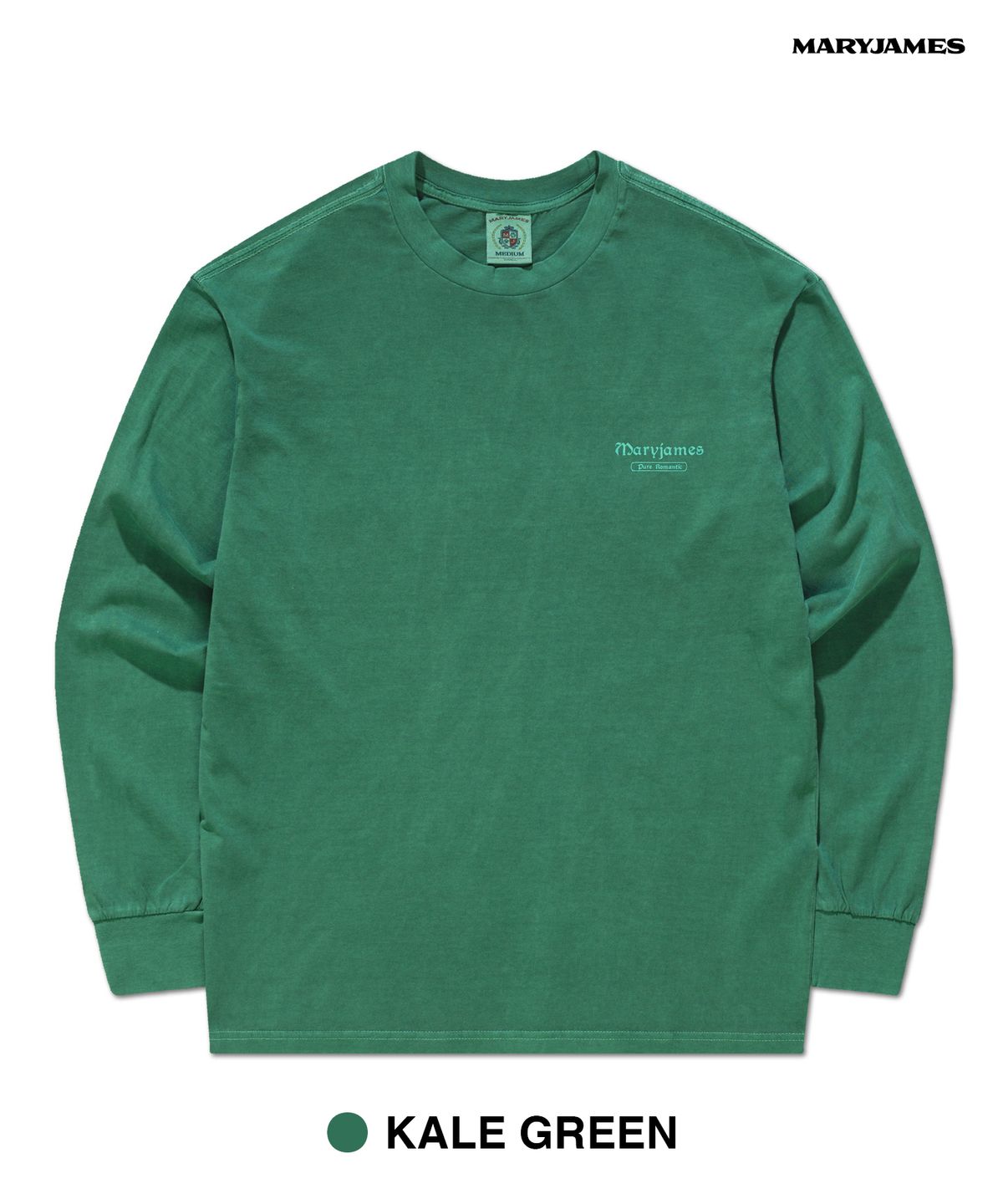 메리제임스(MARYJAMES) [남녀공용] MINFINT PIGMENT LONG SLEEVE (8 COLOR)