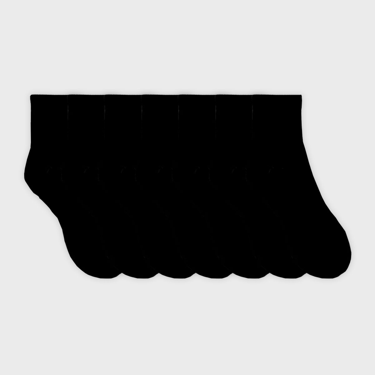 삭스에이(SOCKSA) [7PACK] 더블쿠션 156N 무지 미들 롱 삭스 3색상