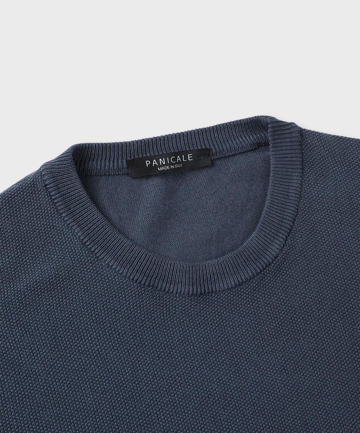 빠니깔레(PANICALE) 크루넥 코튼 스웨터 2 COLOR