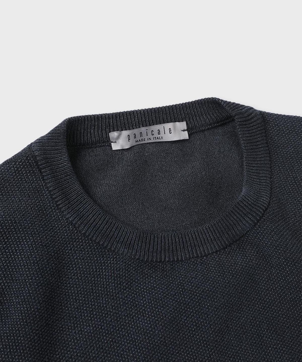 빠니깔레(PANICALE) 크루넥 코튼 스웨터 2 COLOR