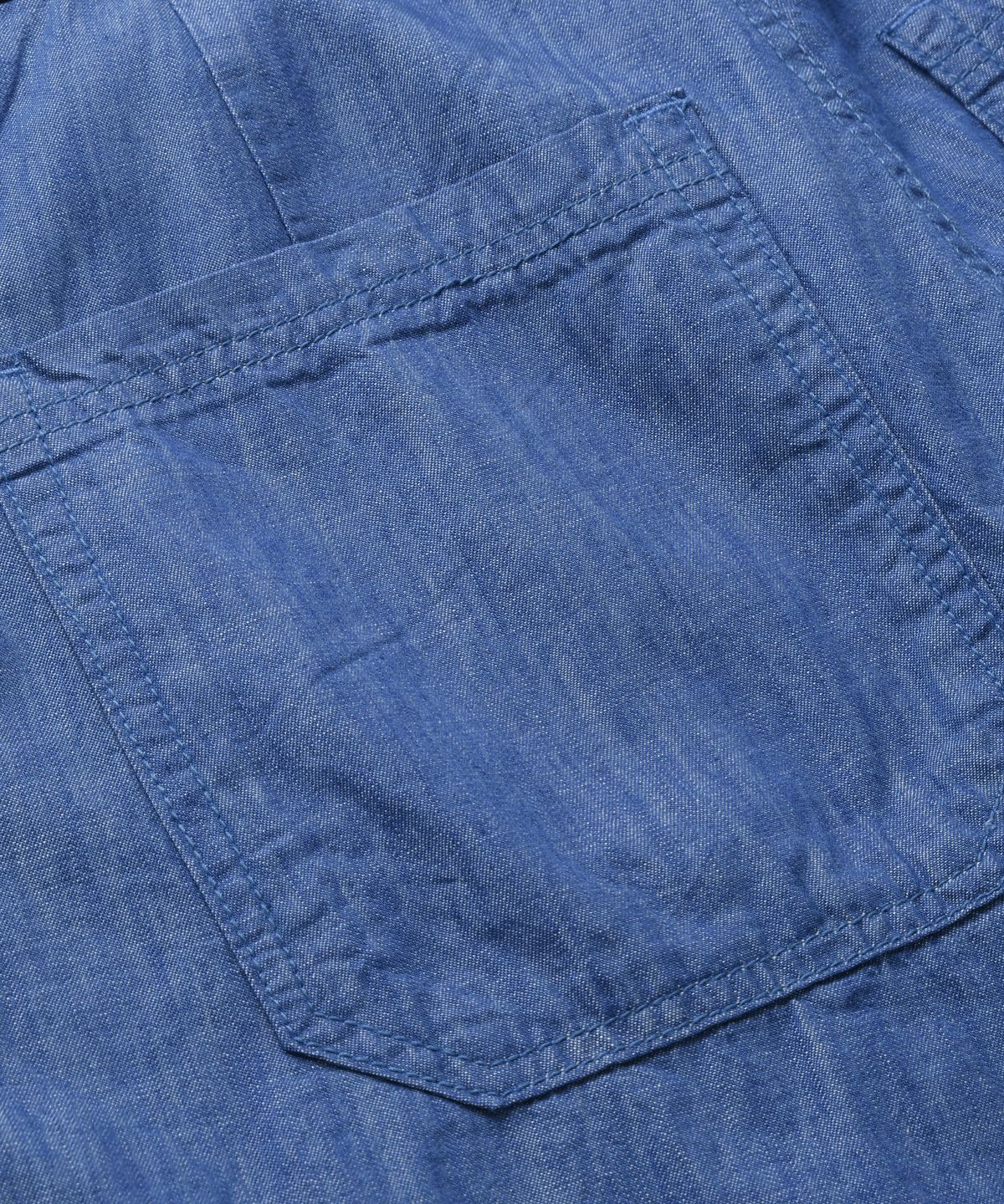 프리즘웍스(FRIZMWORKS) DENIM FATIGUE DOUBLE KNEE BERMUDA SHORTS _ LIGHT BLUE