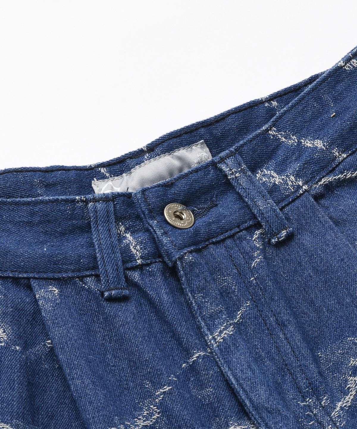 프리즘웍스(FRIZMWORKS) WAVE DENIM BERMUDA SHORTS _ INDIGO