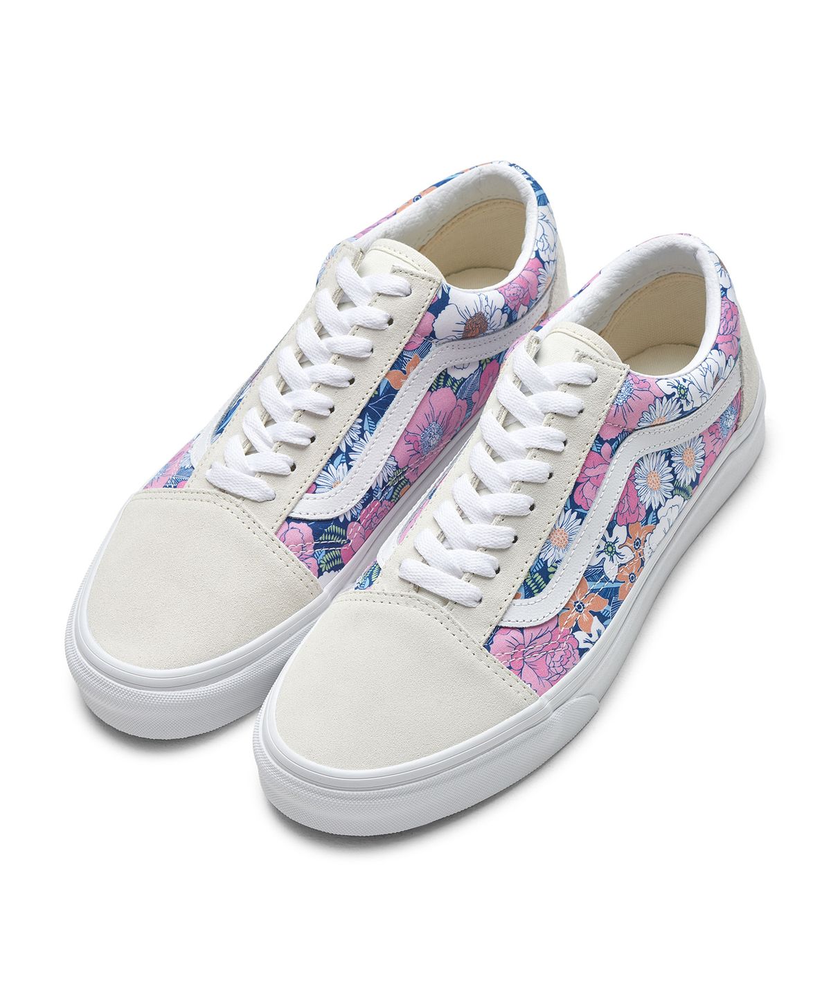 반스(VANS) 올드스쿨 - (레트로 플로랄) 멀티:트루 화이트 / VN0A5KRFB0G1
