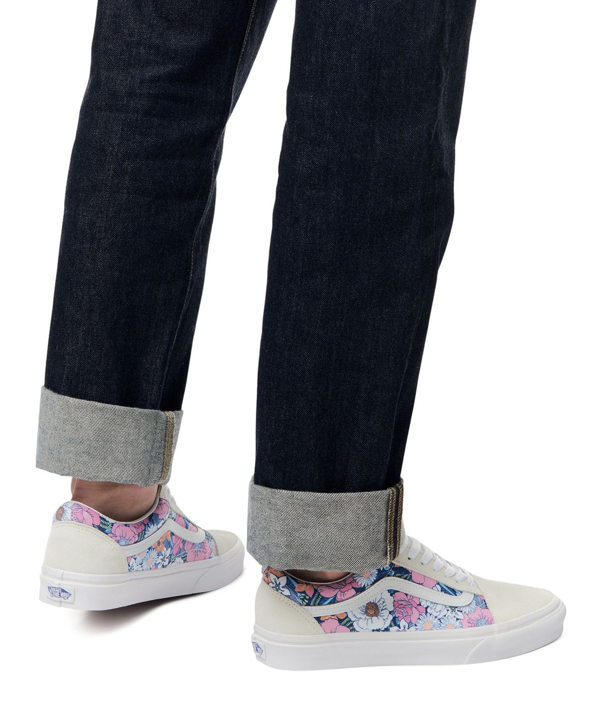 반스(VANS) 올드스쿨 - (레트로 플로랄) 멀티:트루 화이트 / VN0A5KRFB0G1