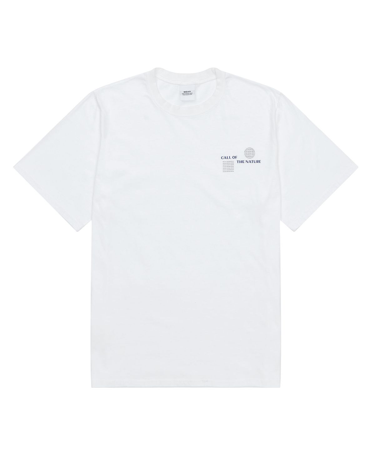 모아(MOAA) 바이오 워싱 CON 티셔츠 (WHITE)