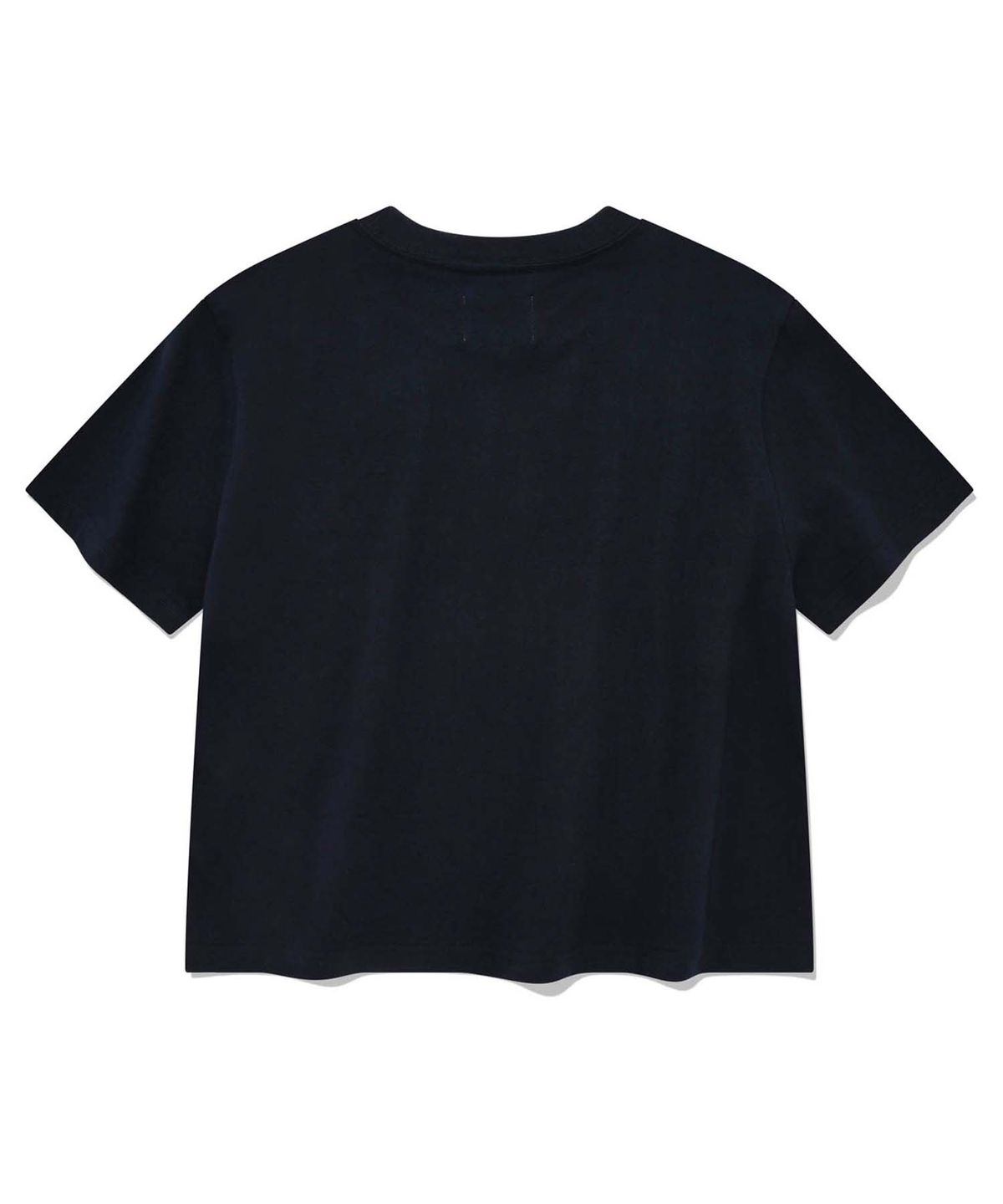 리트리버클럽(RETRIEVER CLUB) LAUGHING RETRIEVER CROP SHORT SLEEVE [NAVY]