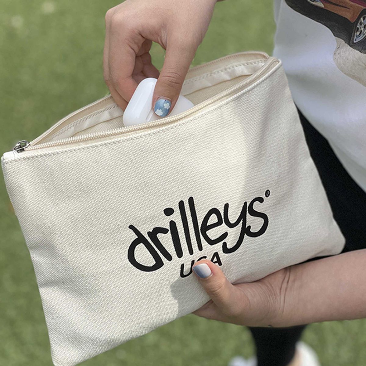 드릴리스(DRILLEYS) 화장품 파우치 내추럴