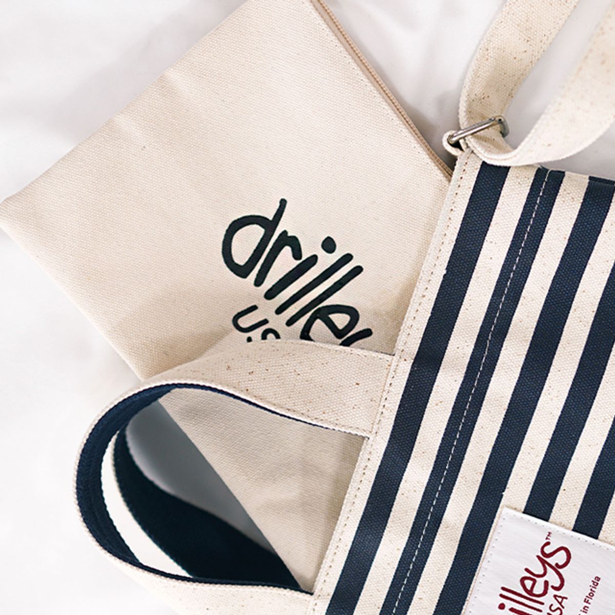 드릴리스(DRILLEYS) 화장품 파우치 내추럴