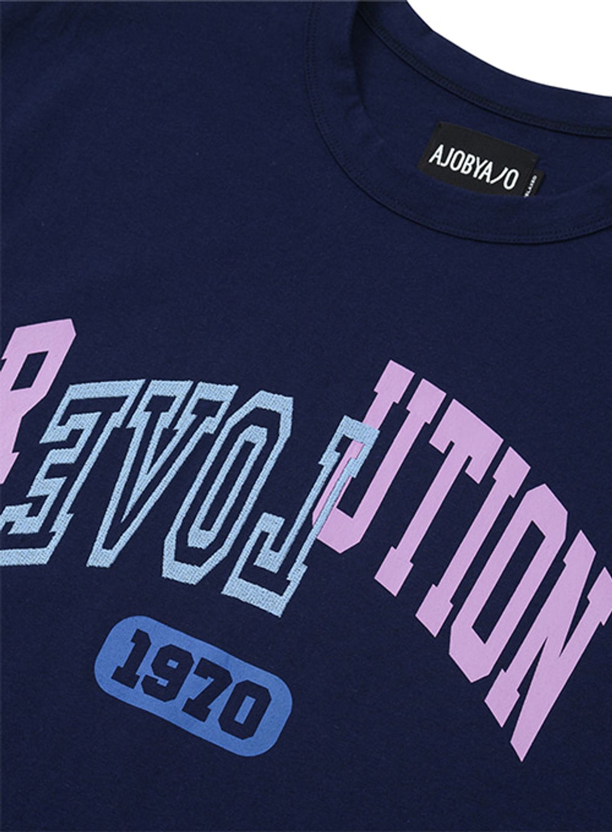 아조바이아조(AJOBYAJO) Pride Love Revolution T-Shirt [NAVY]