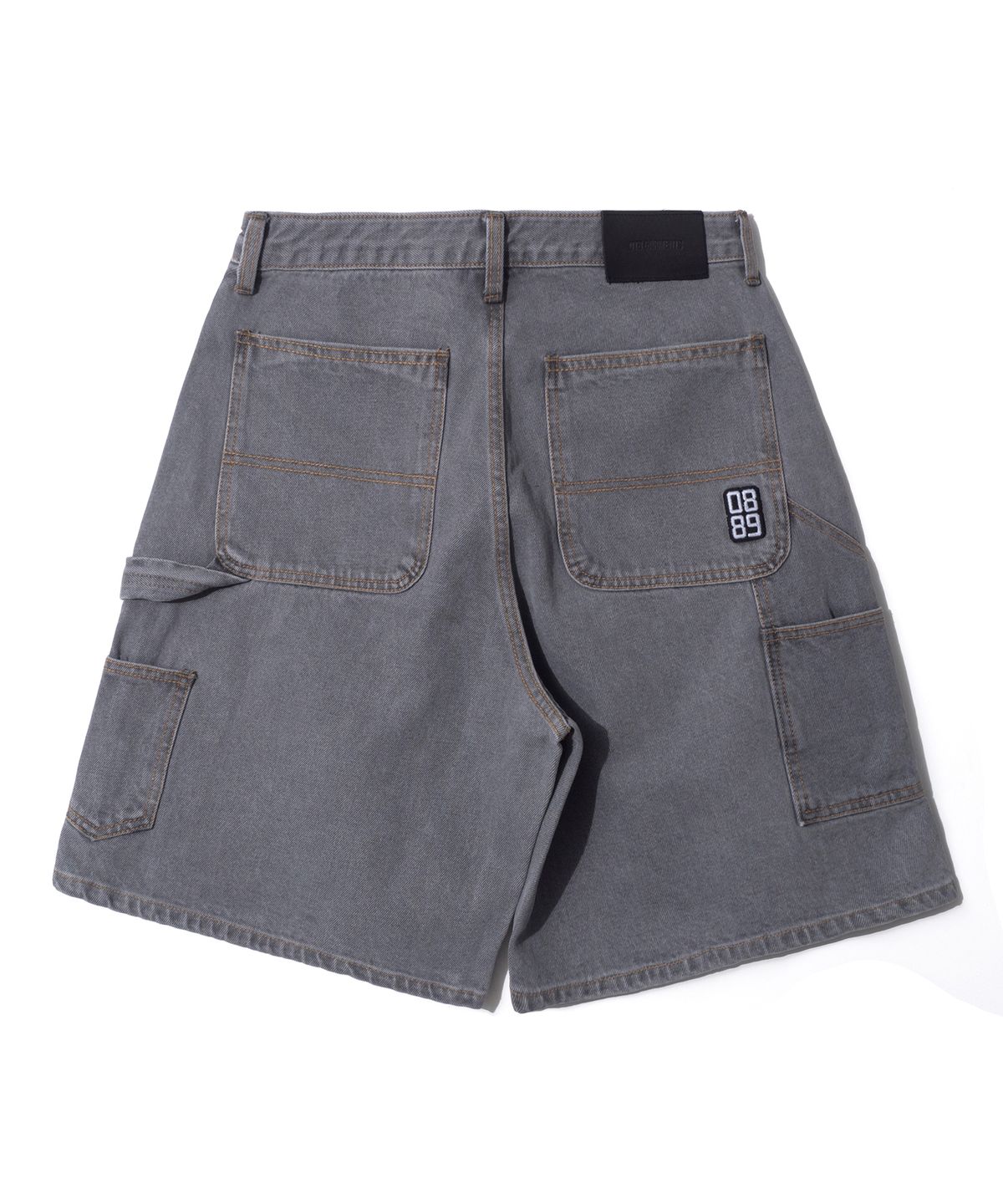 큐티에잇 가먼츠(QT8 GARMENTS) LS Denim Carpenter Shorts (Grey)