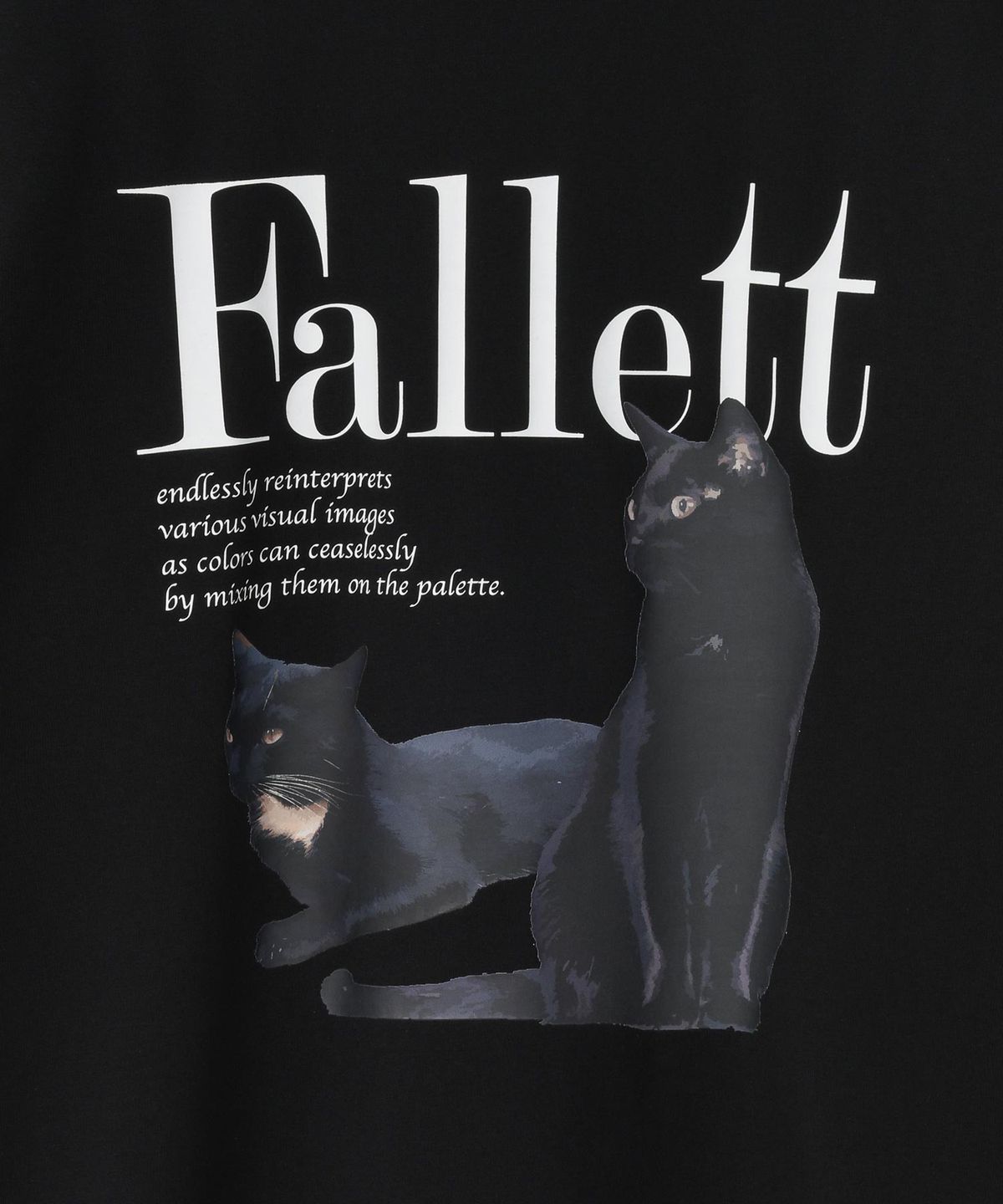 팔렛(FALLETT) 듀스 네로 반팔티 블랙
