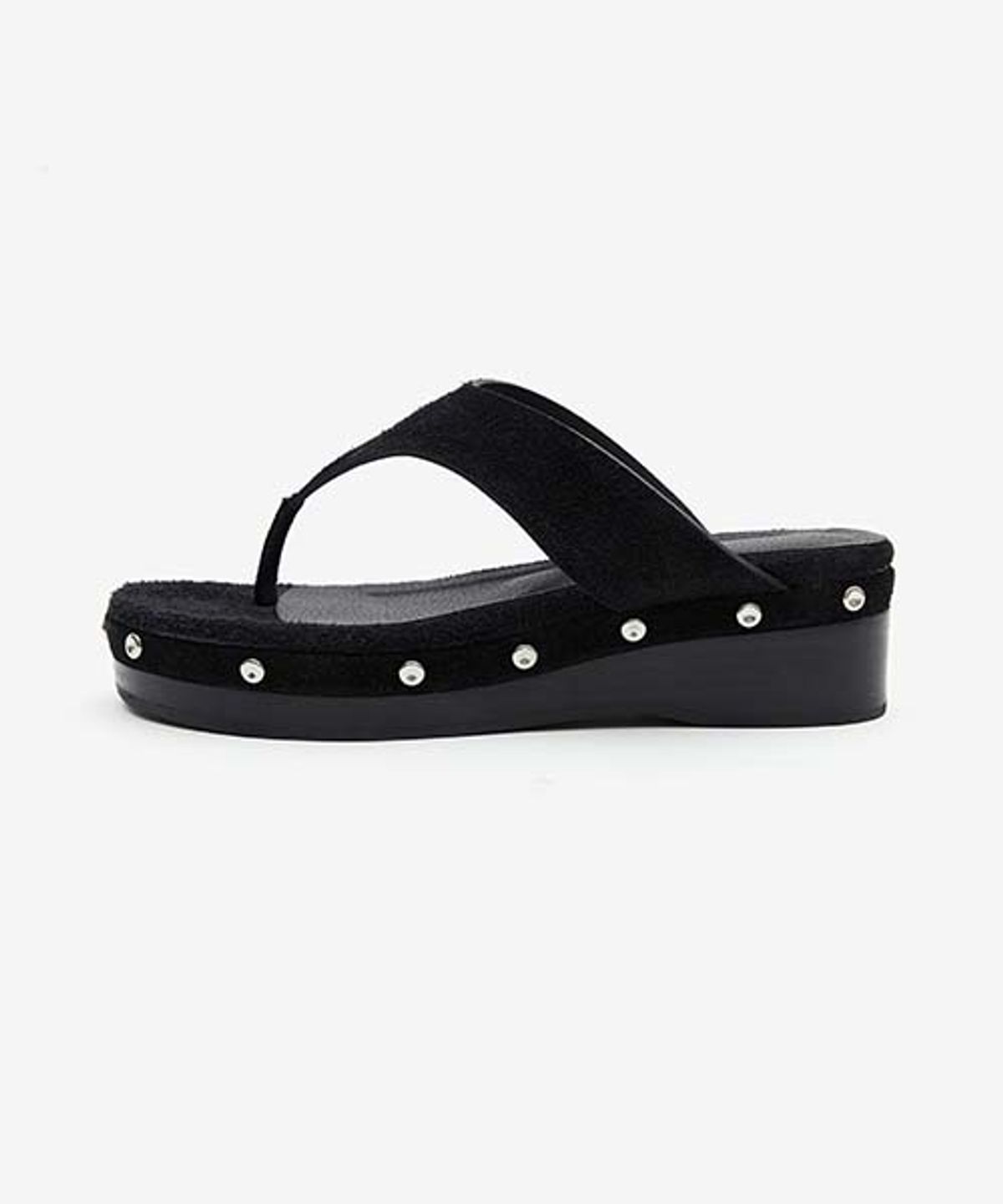 문선 아카이브(MOONSUN ARCHIVE) Western Studed Flip-Flop [Black]