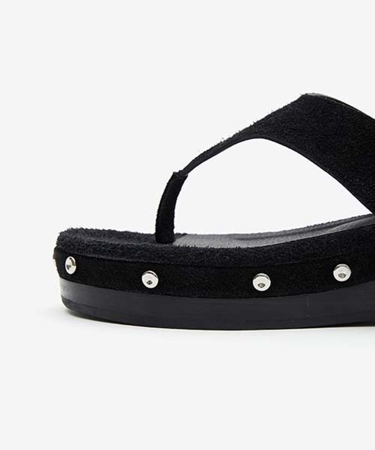 문선 아카이브(MOONSUN ARCHIVE) Western Studed Flip-Flop [Black]