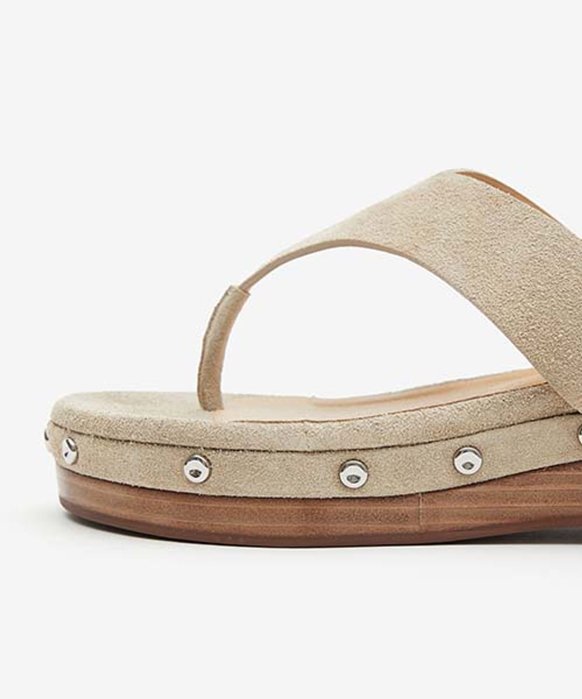 문선 아카이브(MOONSUN ARCHIVE) Western Studed Flip-Flop [Ivory]