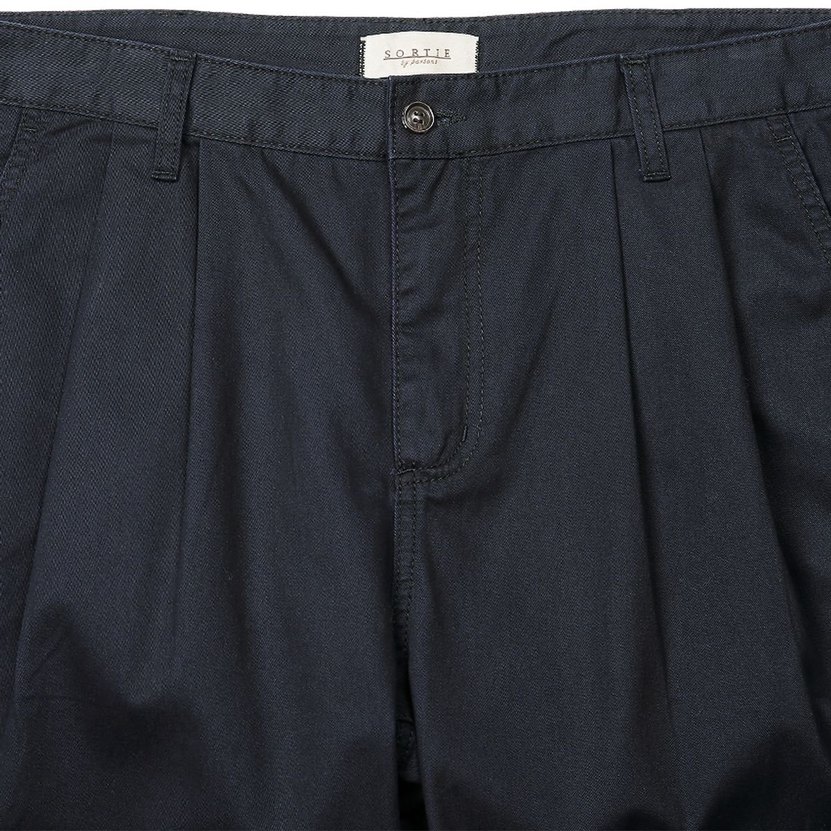솔티(SORTIE) Tura Cotton Washed Pants (Navy)