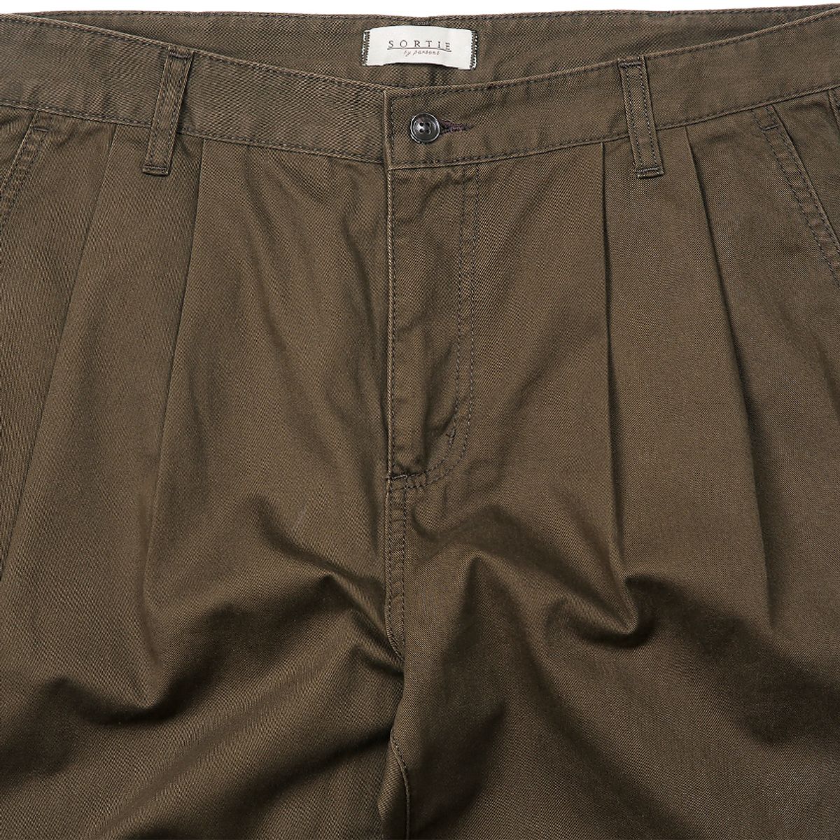 솔티(SORTIE) Tura Cotton Washed Pants (Brown)