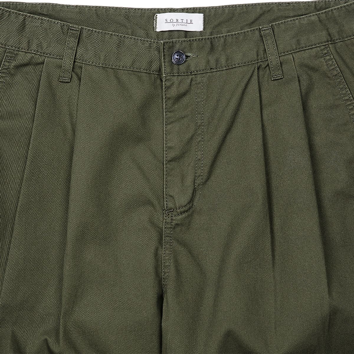 솔티(SORTIE) Tura Cotton Washed Pants (Khaki)