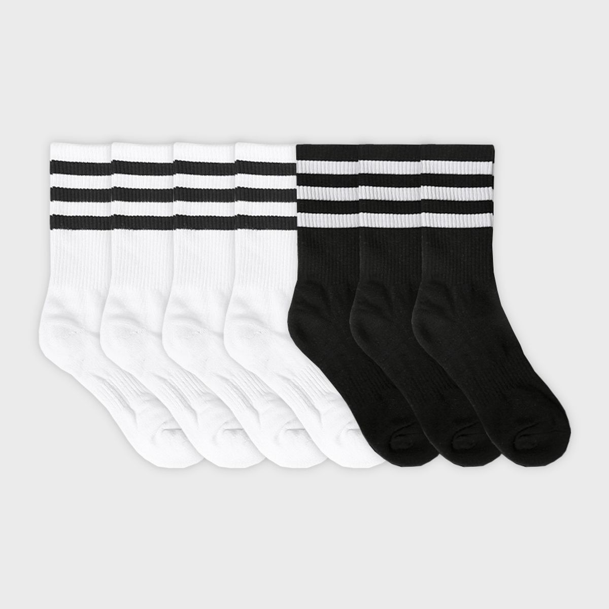 삭스에이(SOCKSA) [7PACK] SOXA 더블쿠션 156N 러시안 크루 삭스 3색상