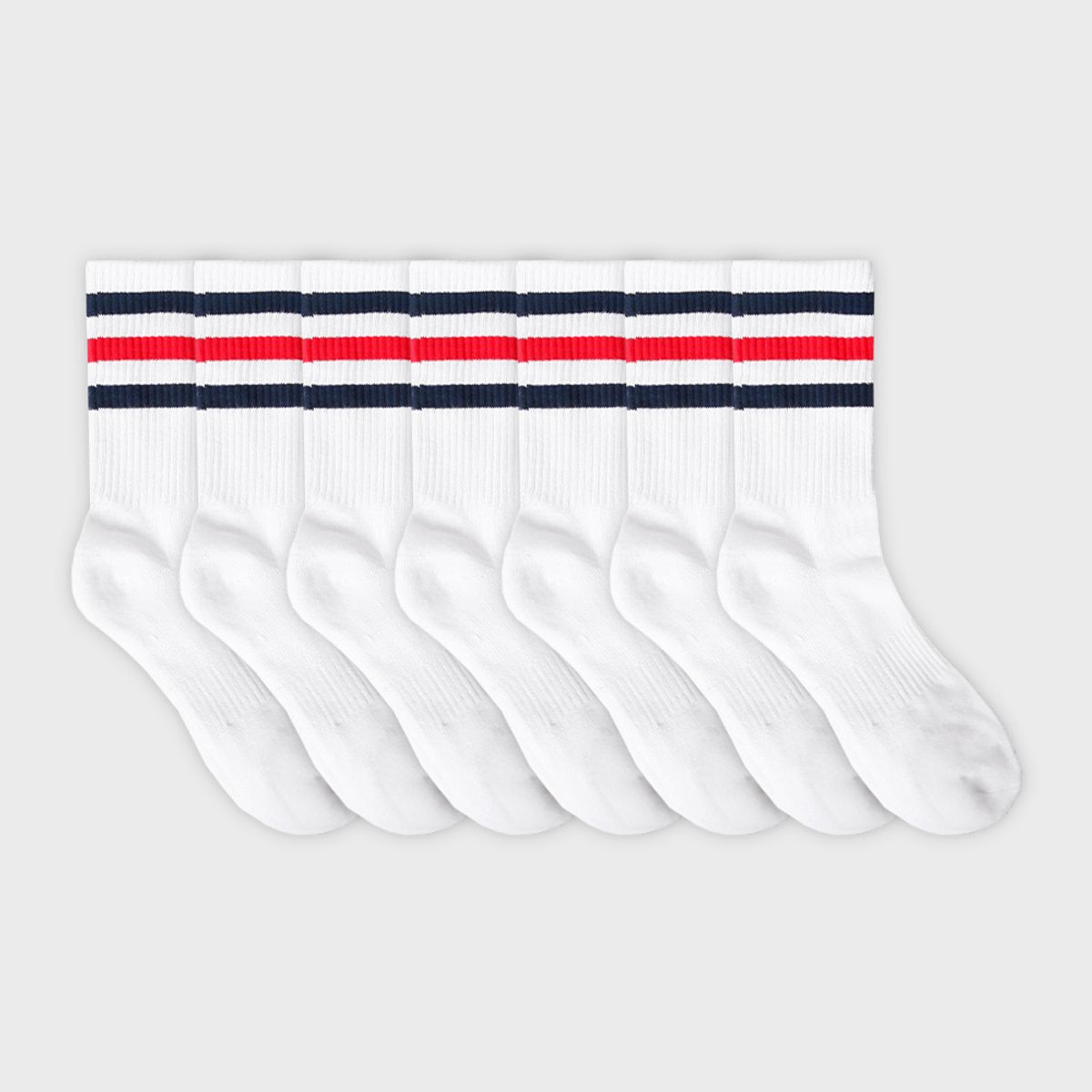 삭스에이(SOCKSA) [7PACK] SOXA 더블쿠션 156N 러시안 크루 삭스 3색상