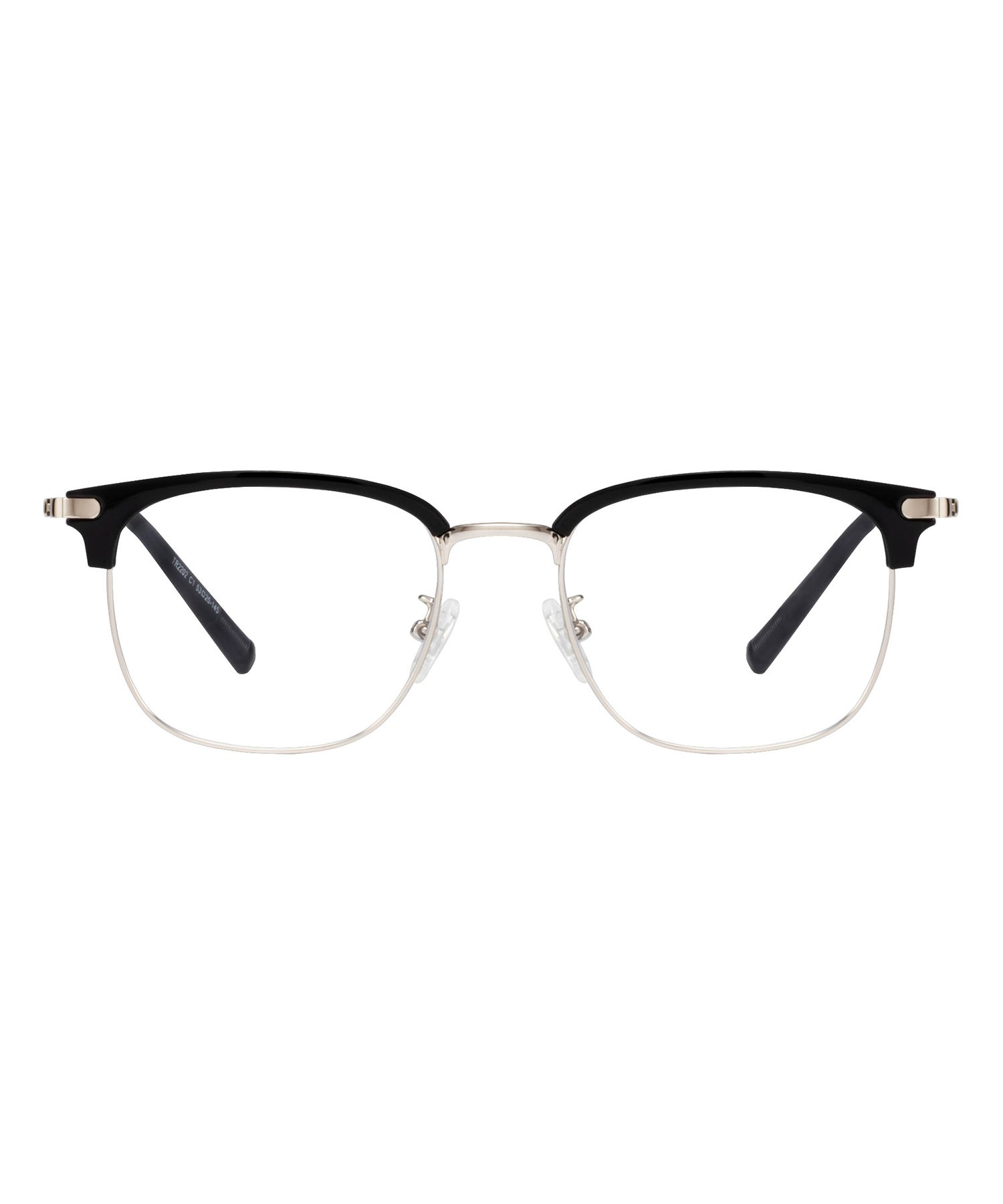 MUSINSA | RECLOW RC TR B202 BLACK SILVER GLASS Glasses