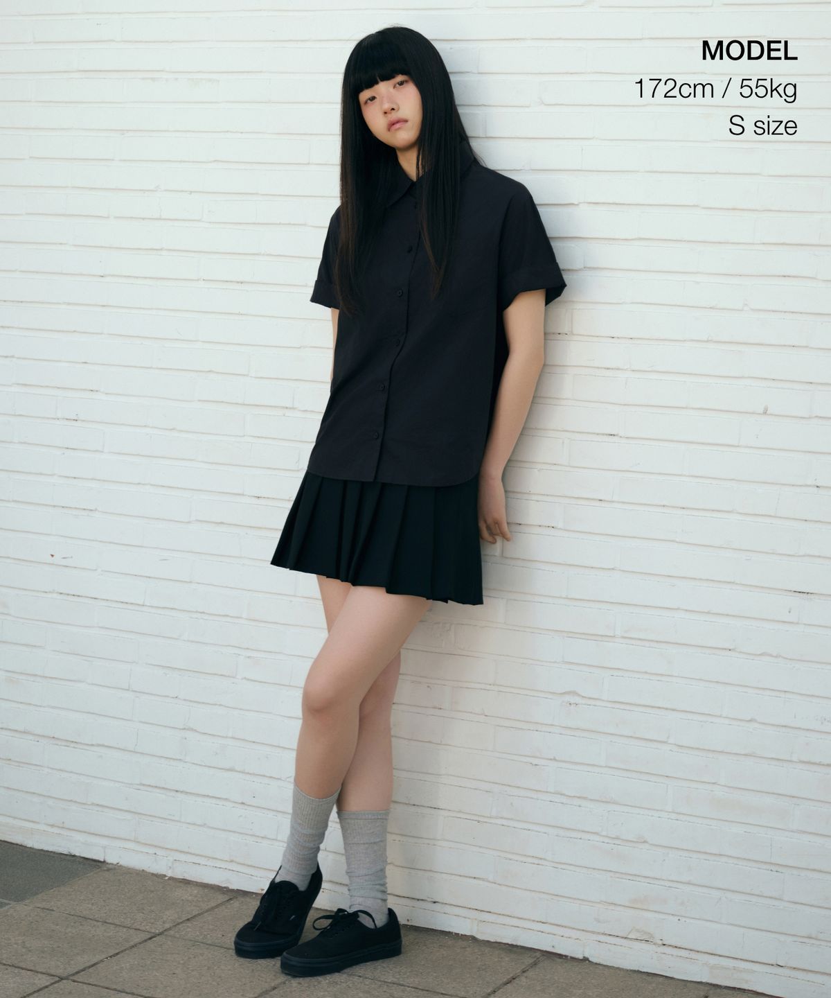 무신사 스탠다드 우먼(MUSINSA STANDARD WOMAN) 우먼즈 플리츠 미니 스커트 [블랙]