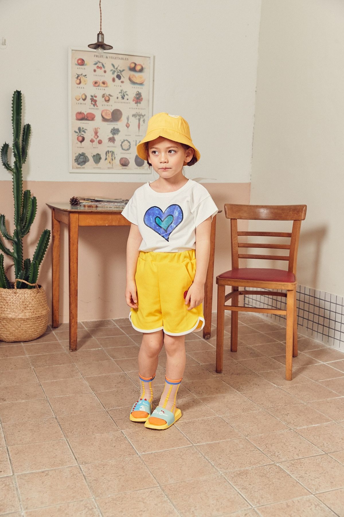 디망쉬키즈(DIMANCHE KIDS) 하트패치팬츠