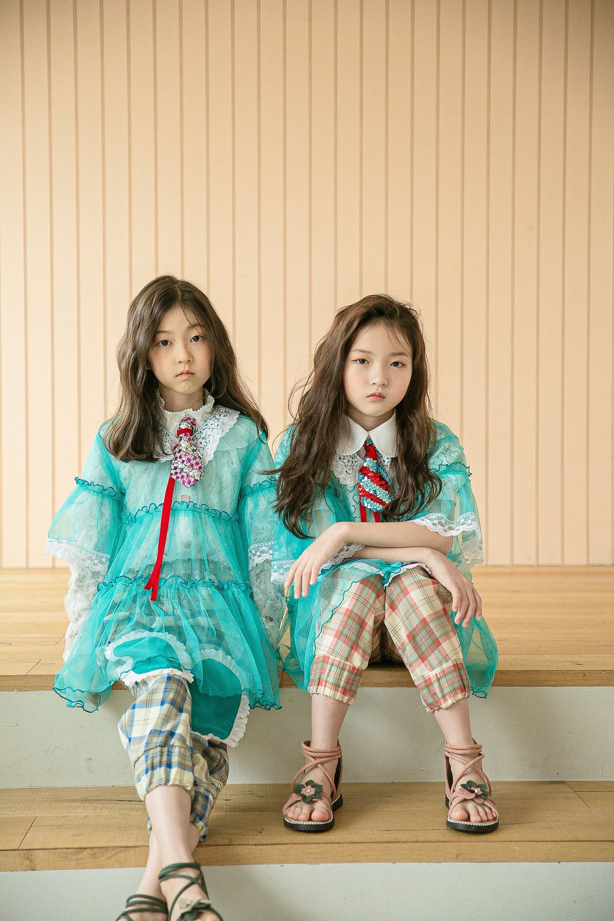 디망쉬키즈(DIMANCHE KIDS) 샤베트원피스