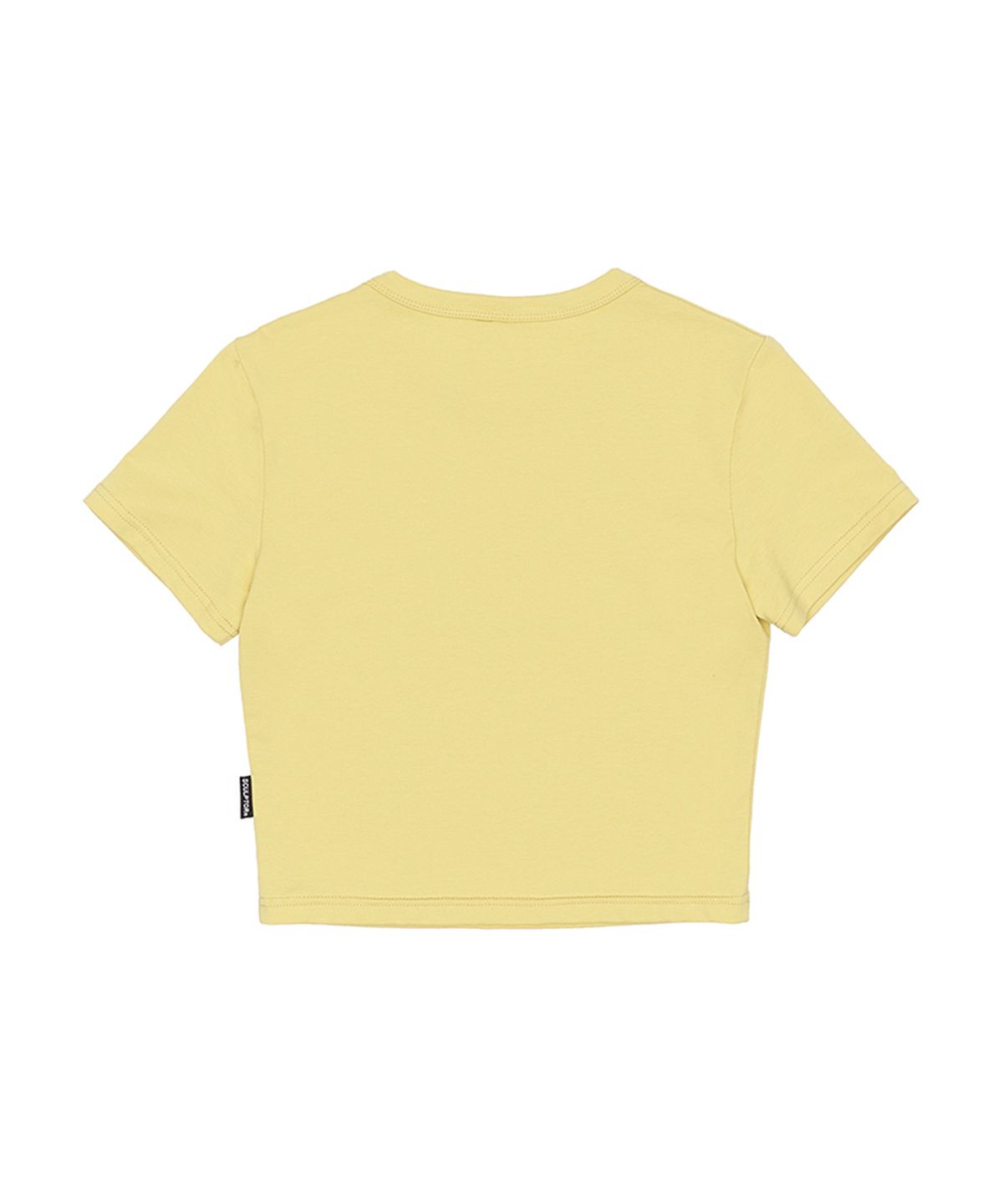 스컬프터(SCULPTOR) Cheesy Words Crop Top Eggshell