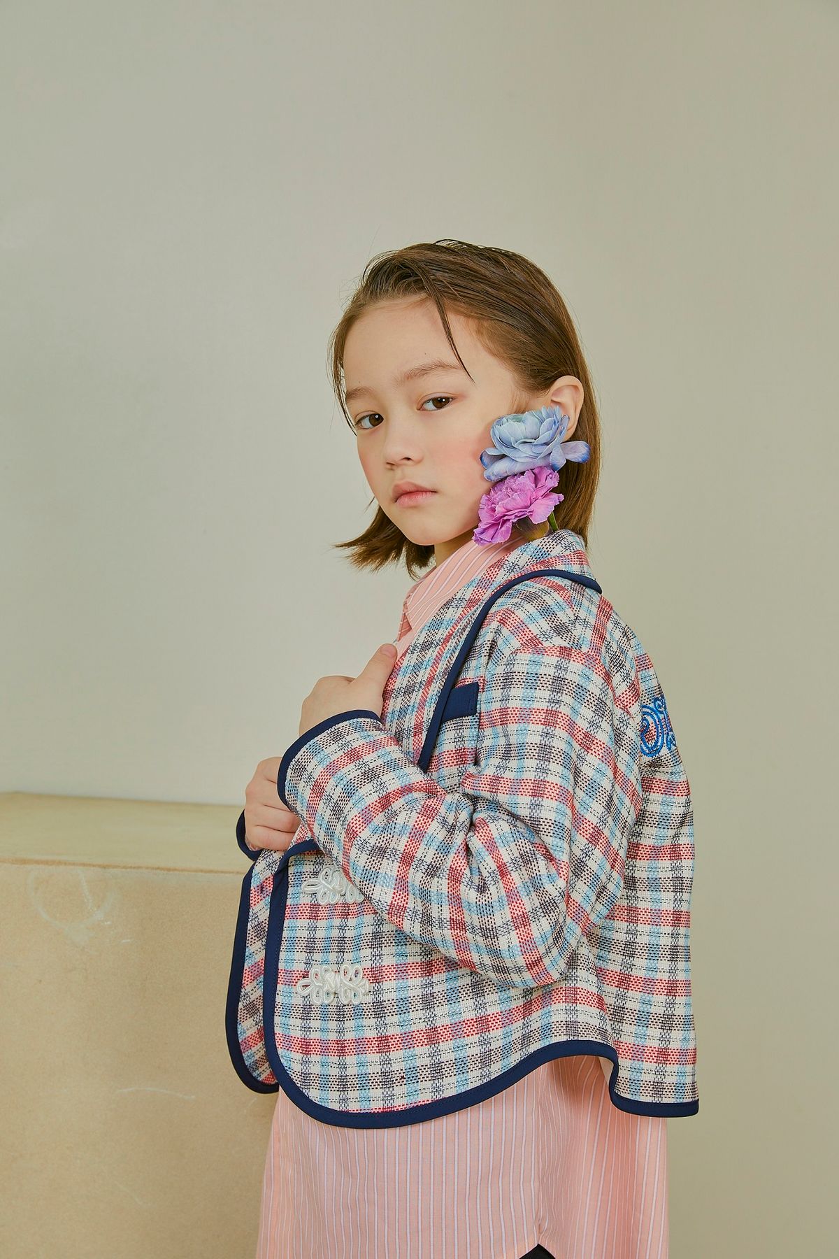 디망쉬키즈(DIMANCHE KIDS) 매듭 세일러 자켓