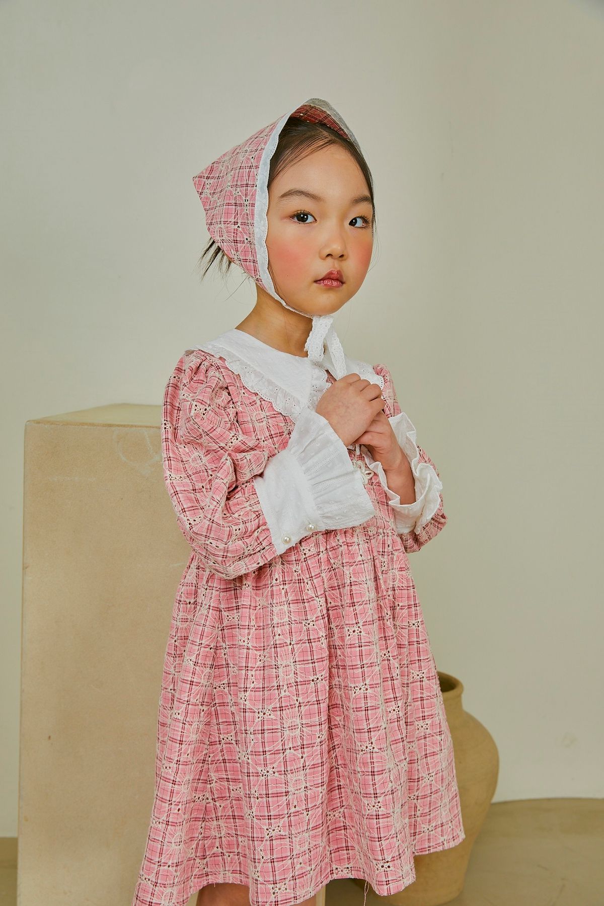 디망쉬키즈(DIMANCHE KIDS) 매듭 자수 원피스