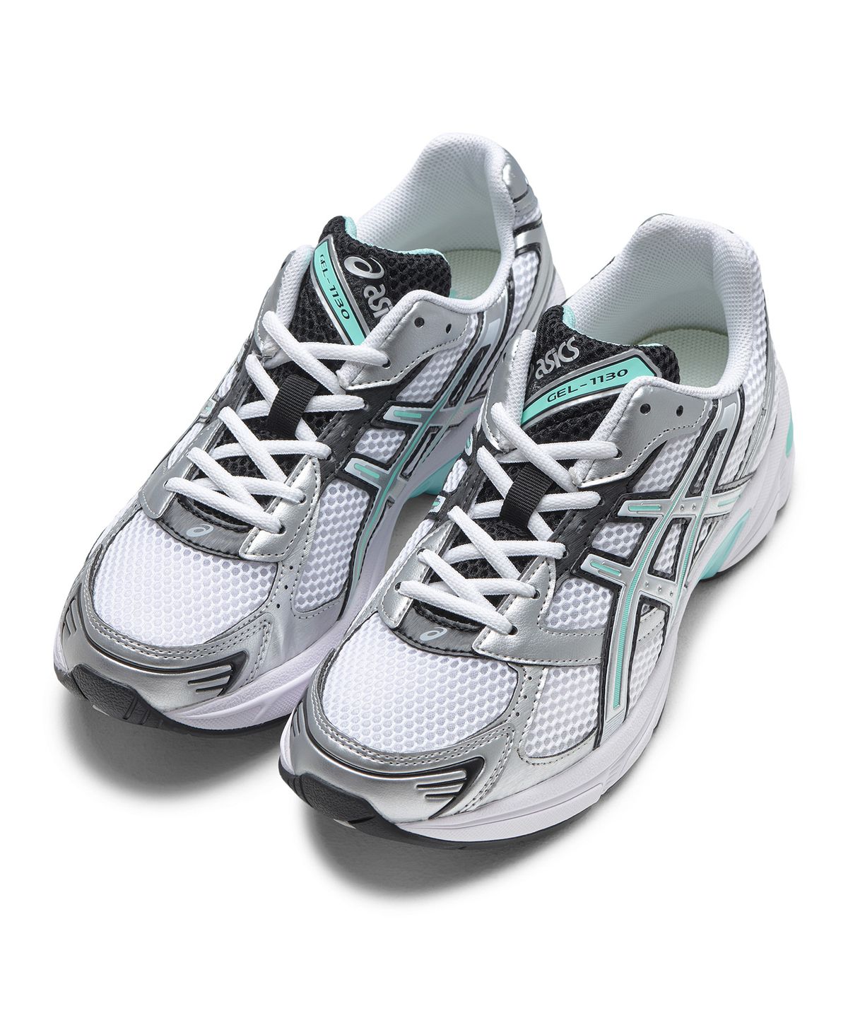 아식스(ASICS) 젤-1130 - 화이트:퓨어 실버 / 1201A256-107