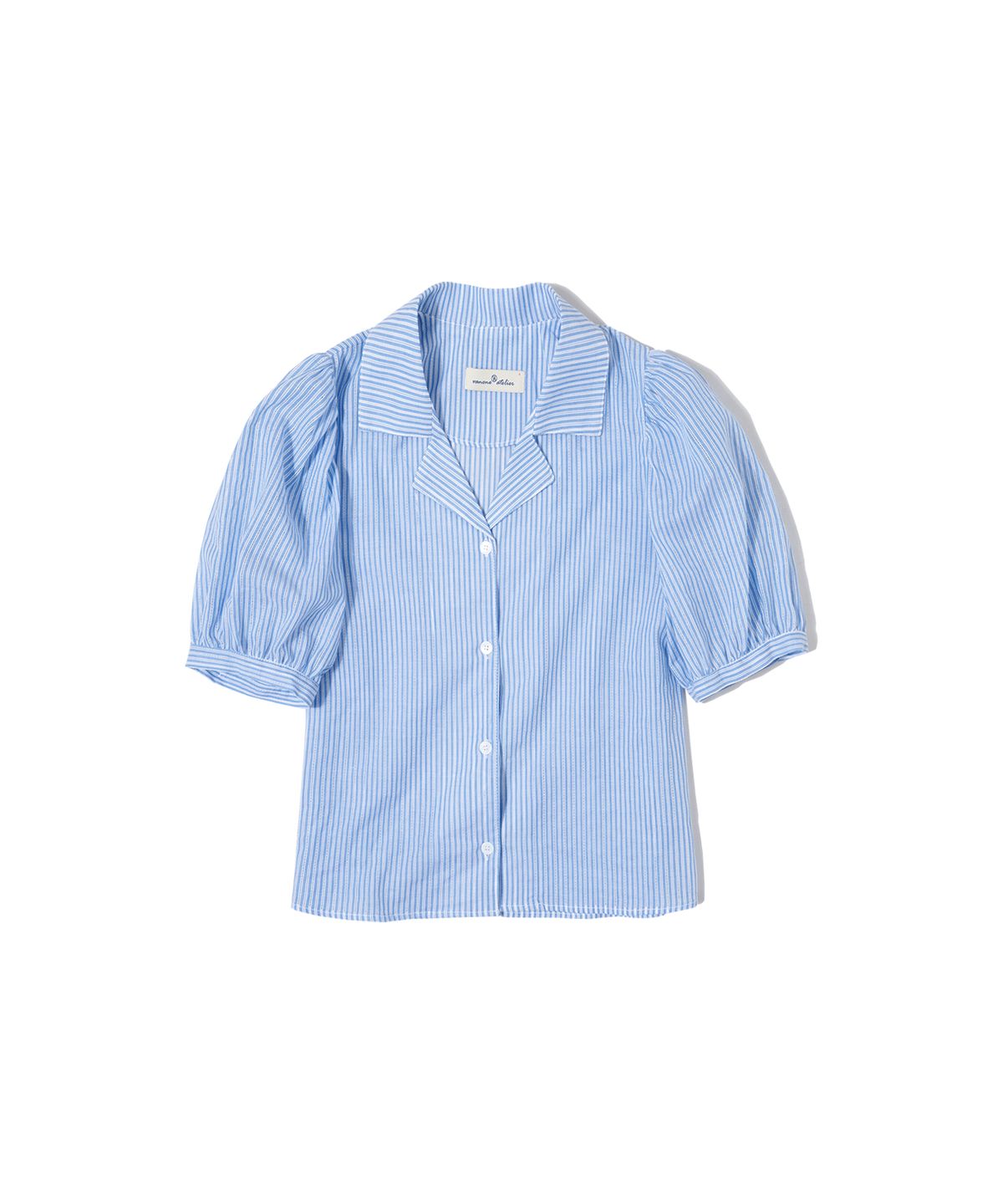 반원 아틀리에(VANONE ATELIER) A3416 Princess hole shirt_Blue stripe