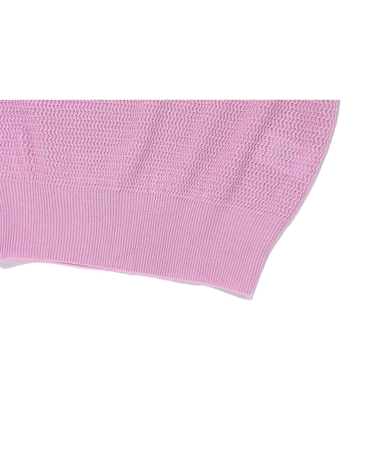 이퓨원트(IFYOUWANT) Willing Rose PK Knit Short Sleeve pink