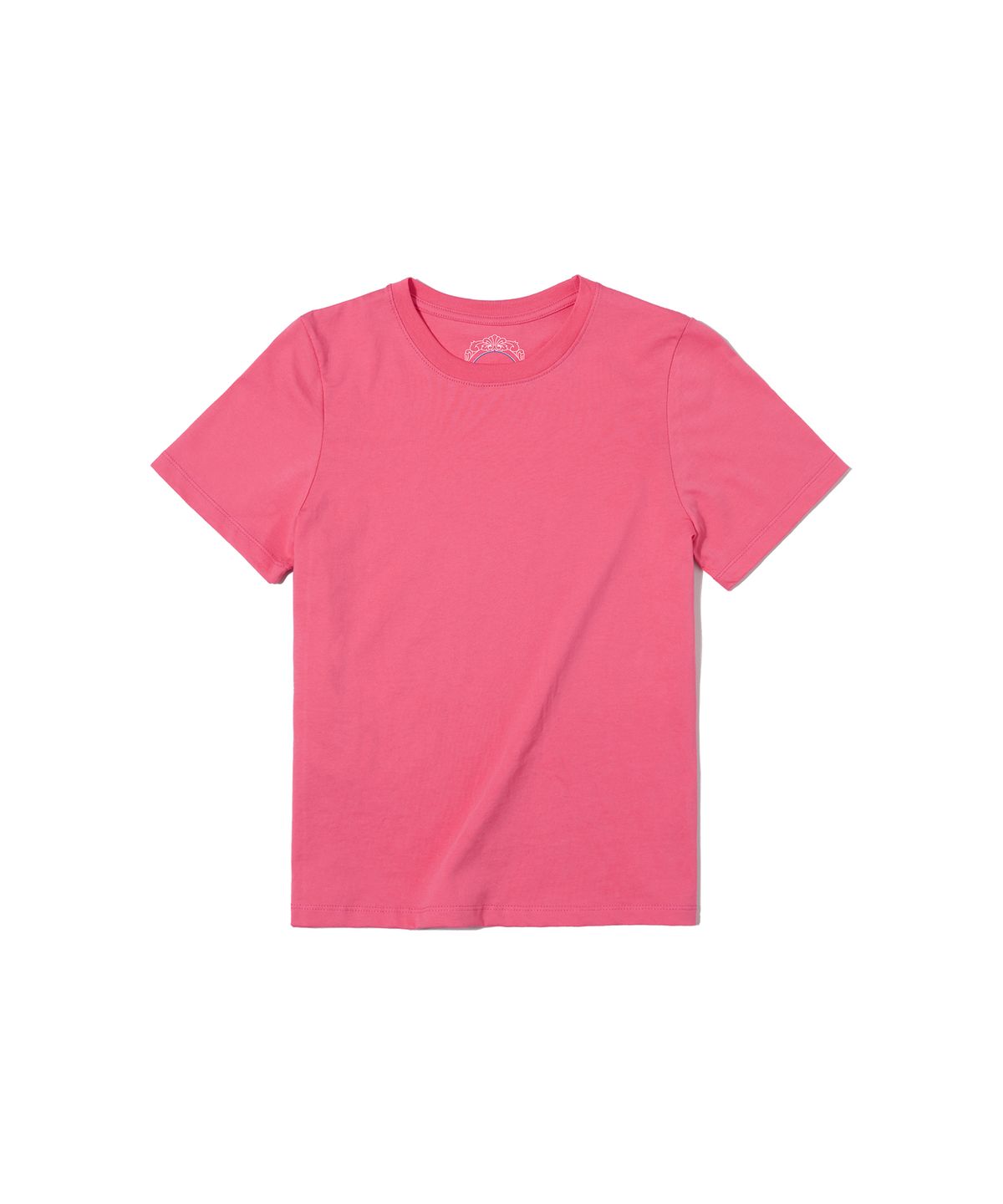 반원 아틀리에(VANONE ATELIER) A3403 Signature silket T-shirt_Hot pink