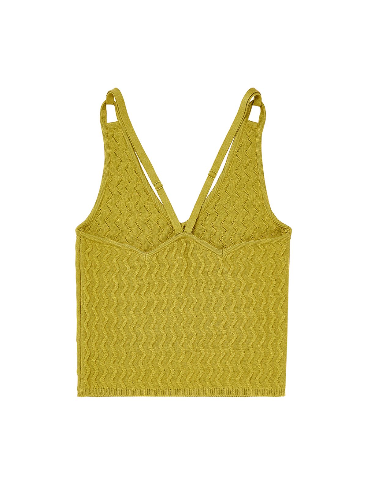 에즈이프 캘리(ASIF CALIE) CROSS BACKLESS KNIT VEST KHAKI