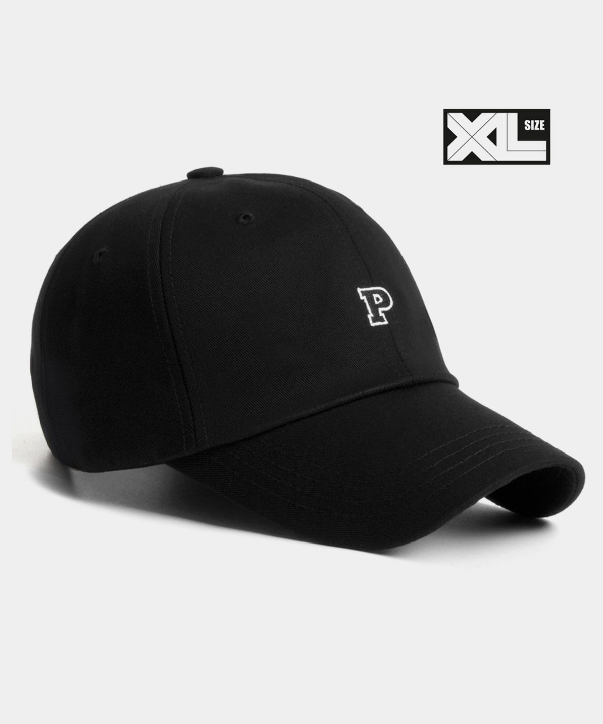 플래토(PLATEAU) 빅사이즈 볼캡 XL PLATEAU P CAP BLACK