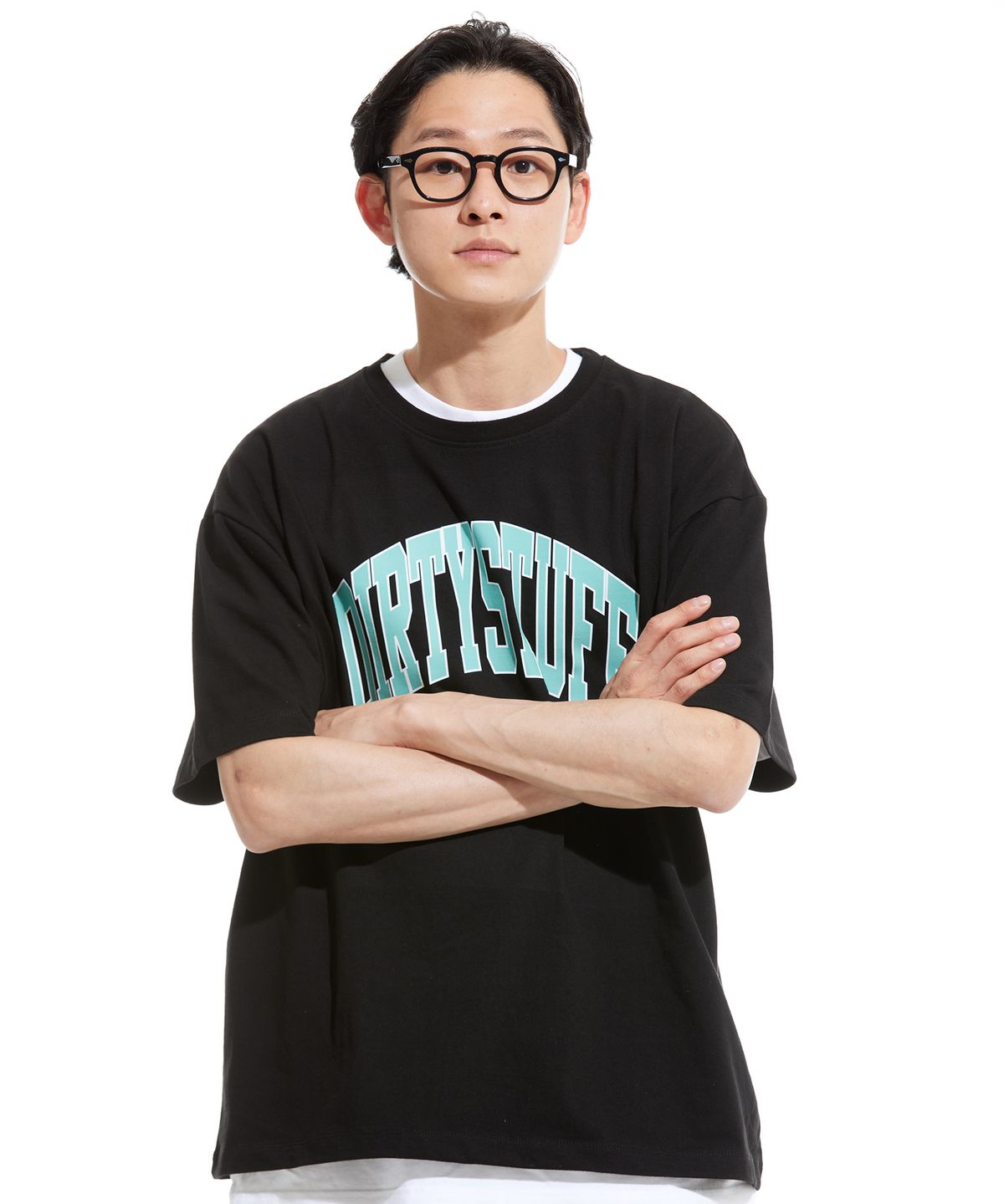 스터프(STUFF) 디에스 아틀레틱 헤비 반팔티 블랙