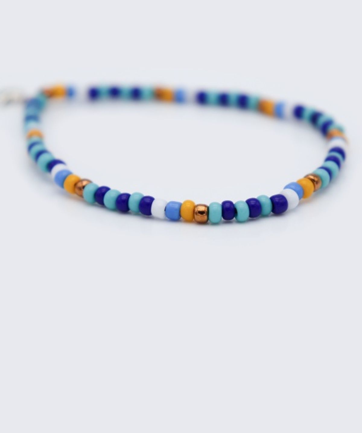 봉보(BONBEAU) Silver star charm nouveau color beads Bracelet 실버 스타 참 누보 컬러 비즈 팔찌
