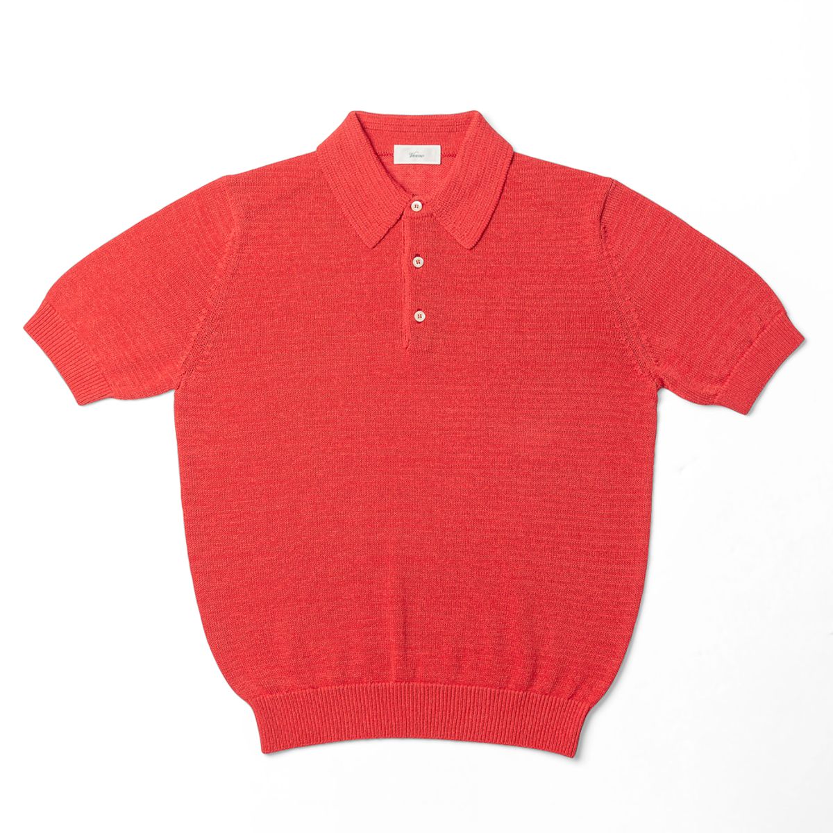 베르노(VERNO) Essential_polo_knit Red