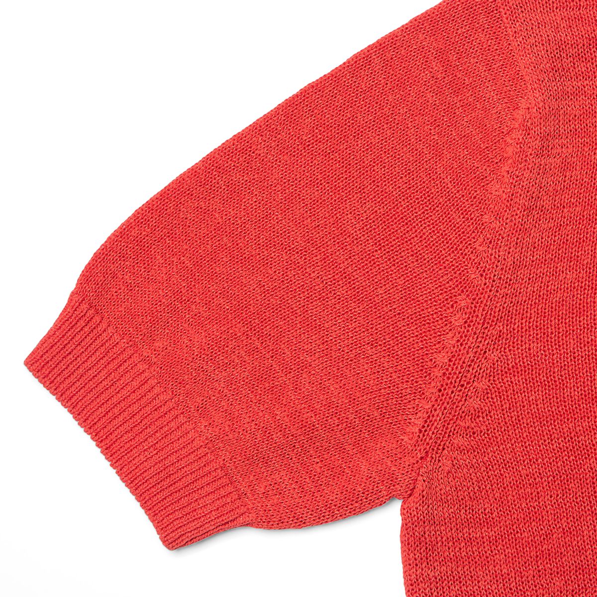 베르노(VERNO) Essential_polo_knit Red