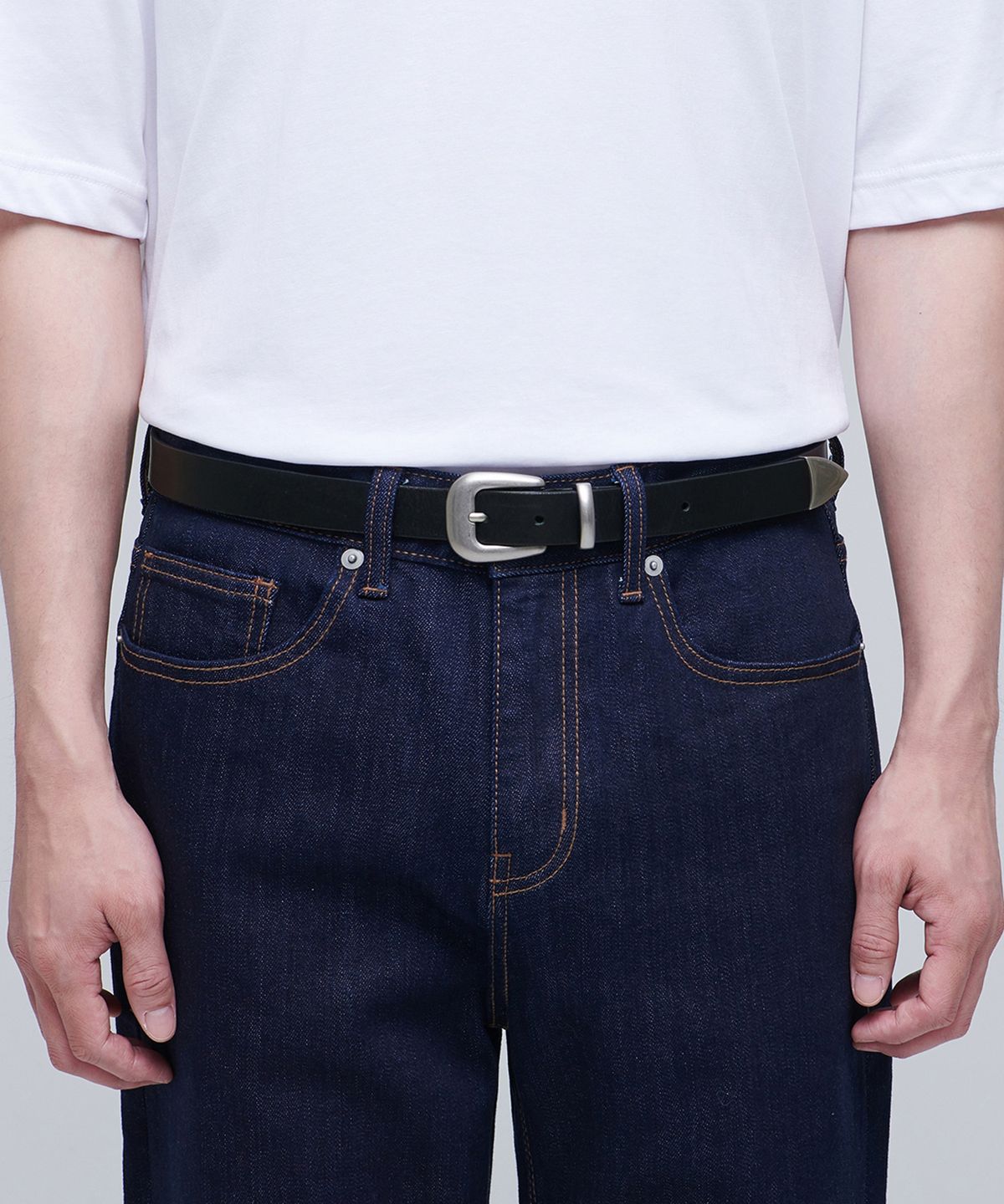 무신사 스탠다드(MUSINSA STANDARD) 이탈리안 레더 웨스턴 벨트_25mm