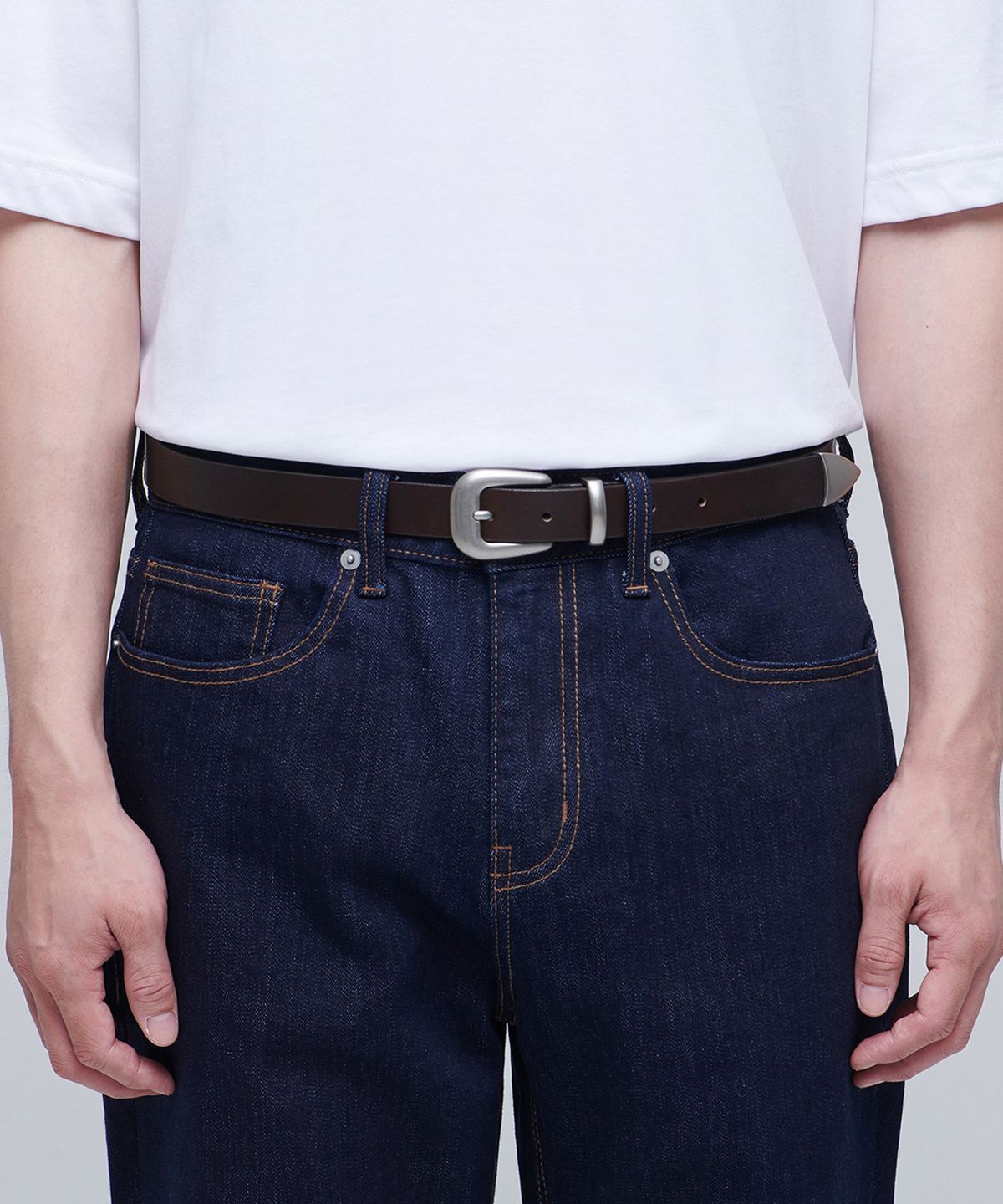 무신사 스탠다드(MUSINSA STANDARD) 이탈리안 레더 웨스턴 벨트_25mm