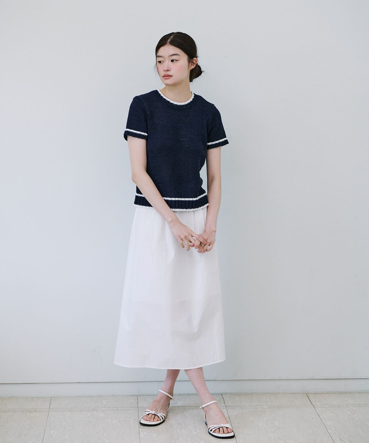 엽페(YUPPE) COTTON LONG SKIRT_WHITE