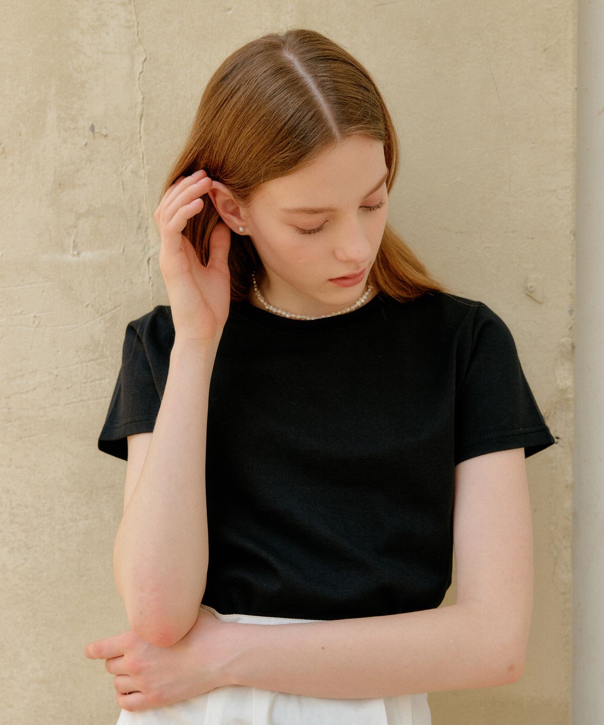 엽페(YUPPE) YUPPE SLIM T-SHIRT_BLACK