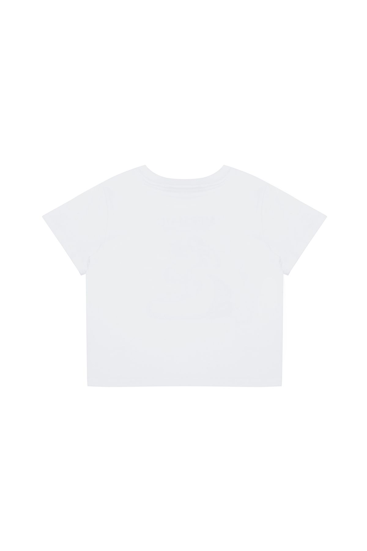 아트스피크하우스(ART SPEAK HOUSE) MERMAID SHORT SLEEVE CROP TOP_WHITE
