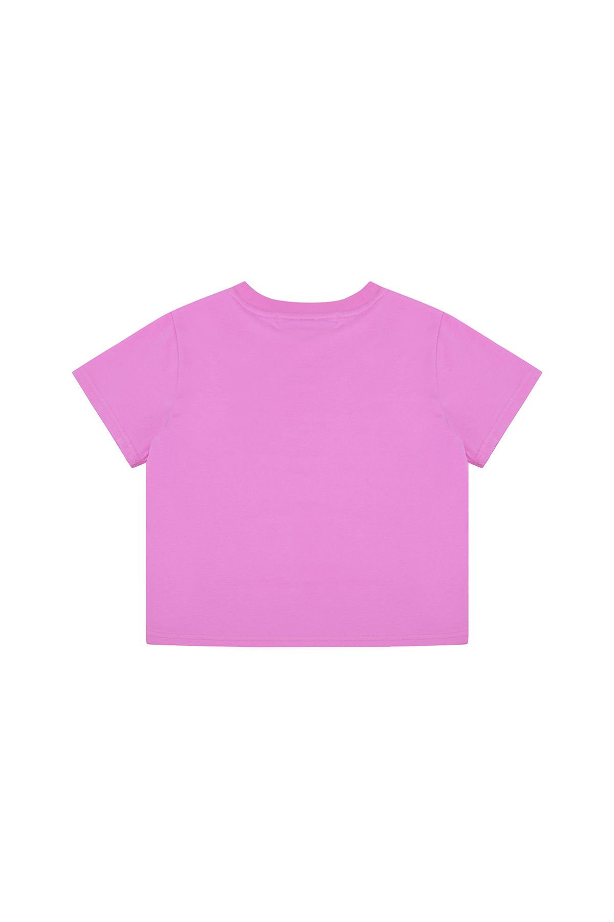 아트스피크하우스(ART SPEAK HOUSE) MERMAID SHORT SLEEVE CROP TOP_PINK