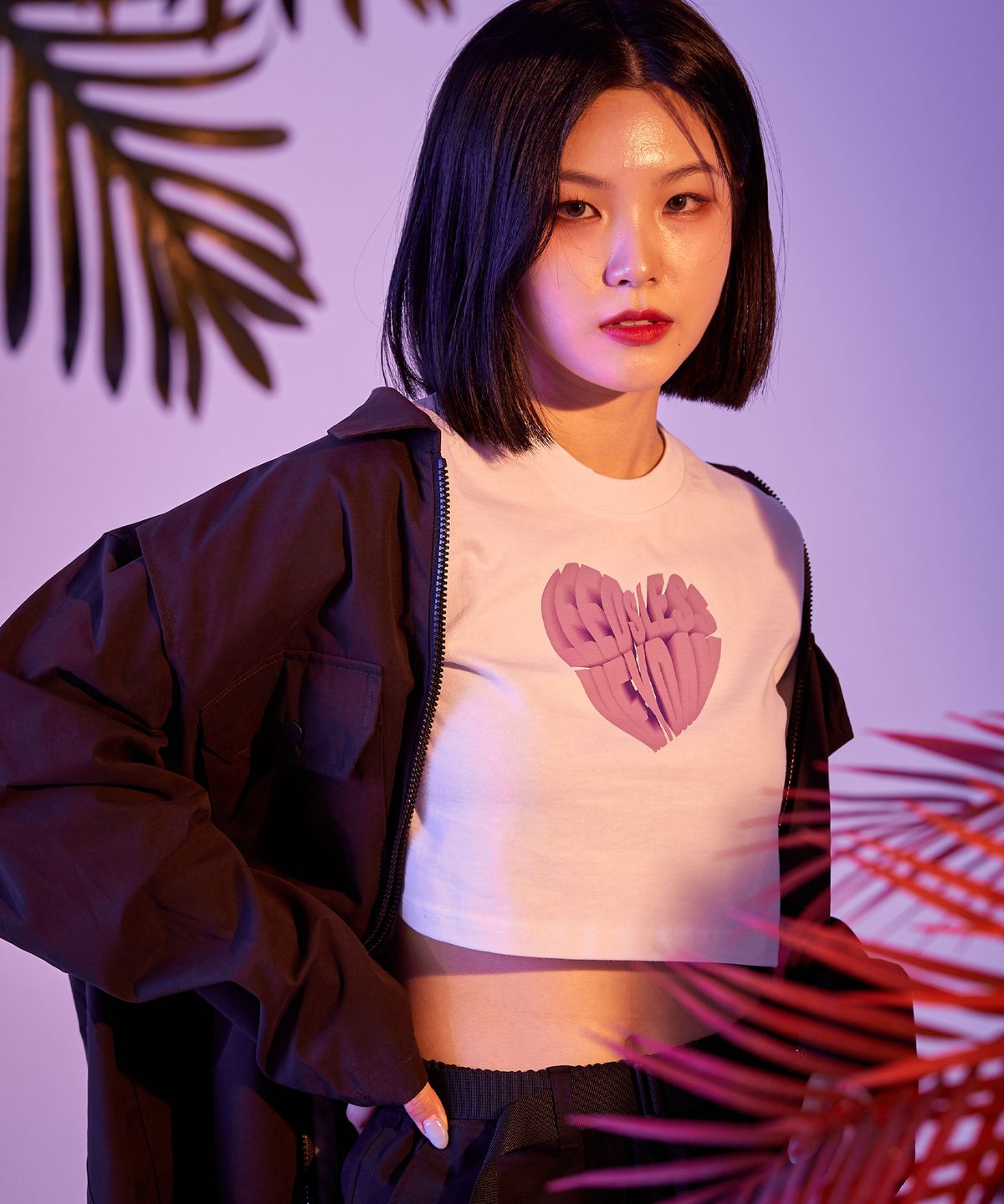 리즈리스(LEEDSLESS) Two way wing shirt jacket 투웨이 윙 셔츠자켓 [black]