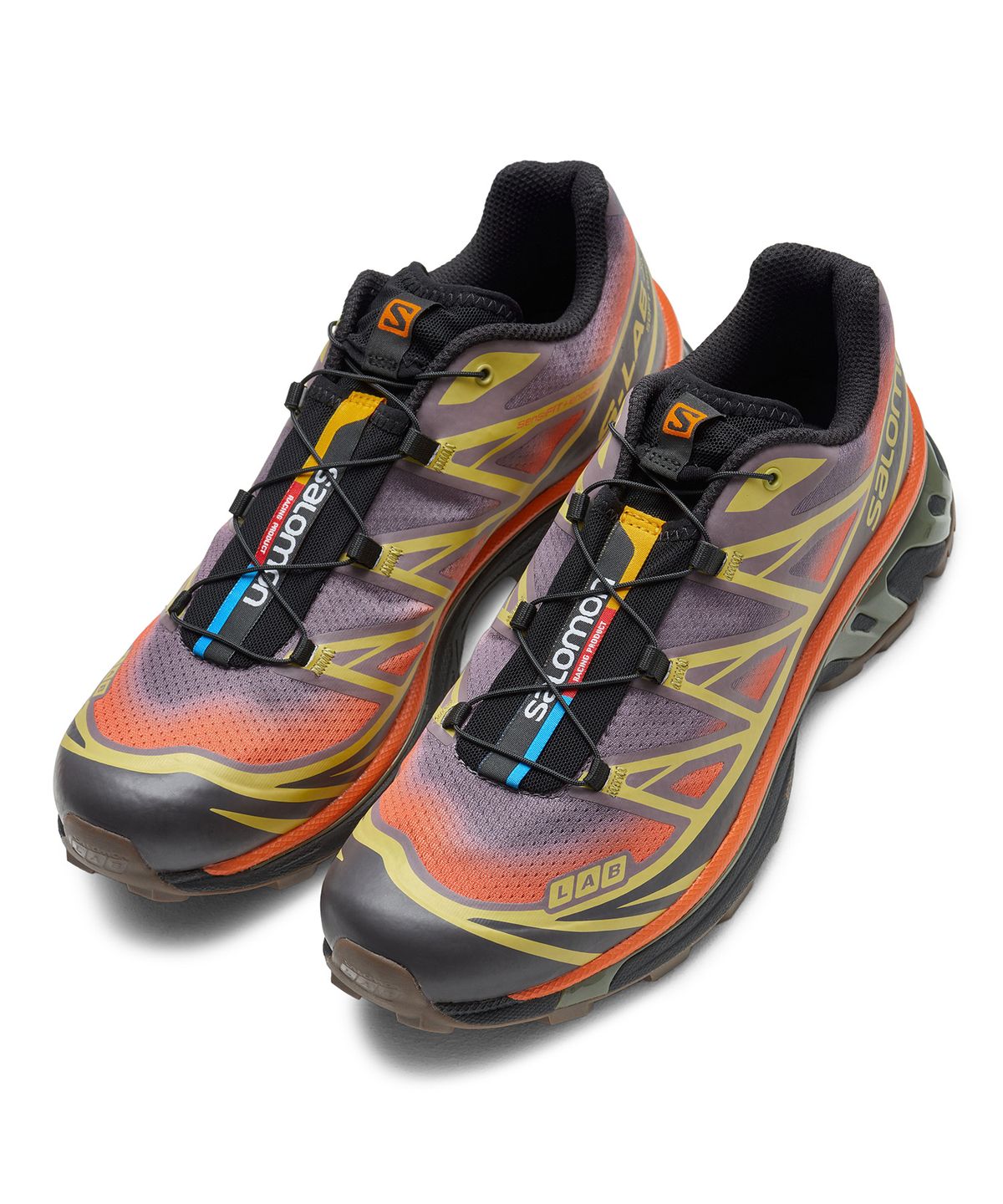 살로몬(SALOMON) XT-6 스카이라인 - 문스케이프:릭 그린:바이브란트 오렌지 / L41629900